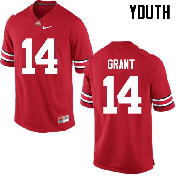 Ohio State Buckeyes #14 Curtis Grant Youth Alumni Jersey Red